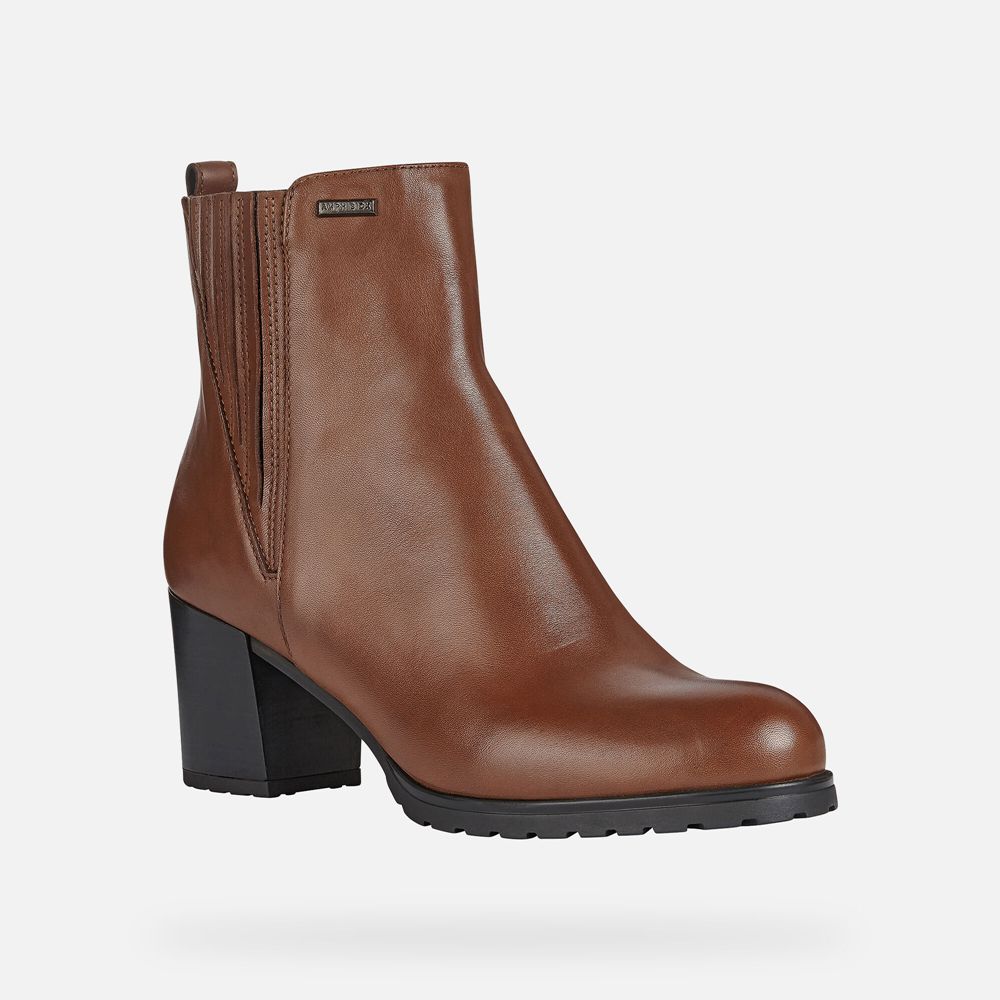 Geox Bayan Ankle Bot Kahverengi - New Lise Abx - JCK-865492